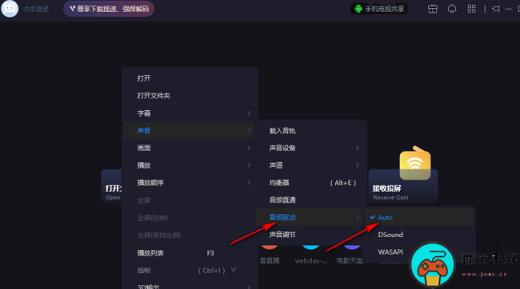 《恒星播放器》怎么设置音频直通输出