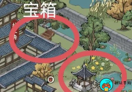 方寸对决栖霞镇宝箱在哪