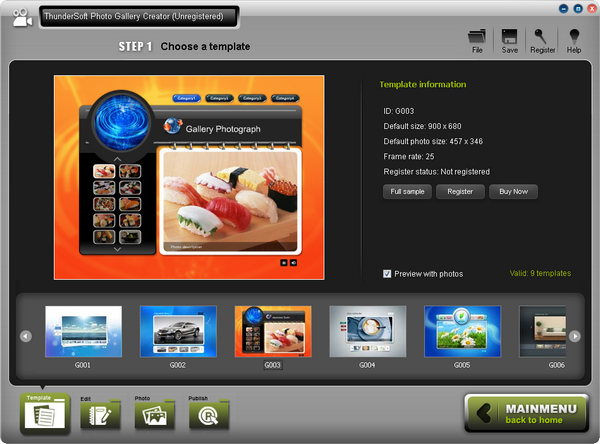 ThunderSoft Photo Gallery Creator v3.7.0.0免费版