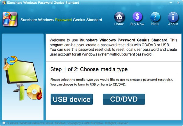 iSunshare Windows Password Genius v6.1.4官方版