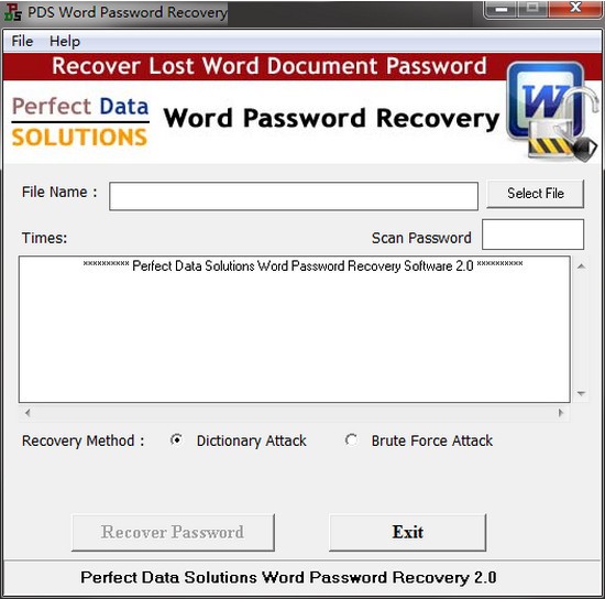PDS Word Password Recovery v3.0官方版