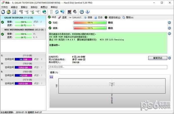 硬盘检测工具 v6.10汉化绿色版